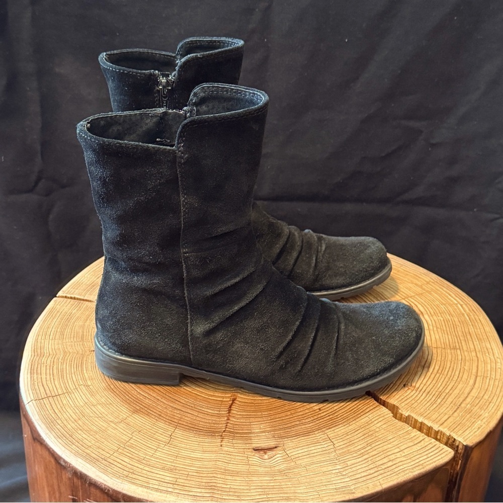 Paolo Iantorno Black Suede Ankle Boots